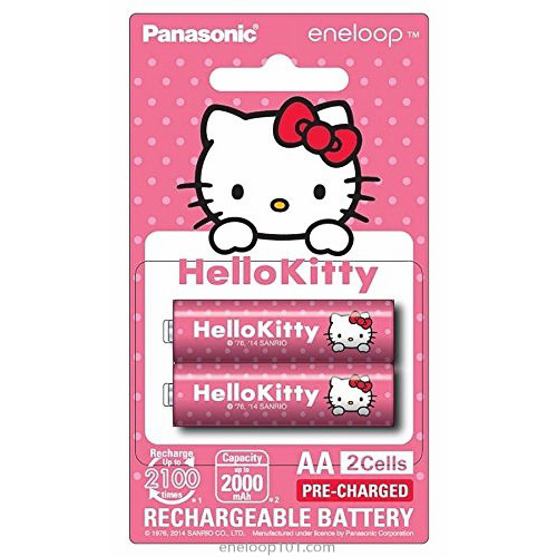 pink Hello Kitty batteries